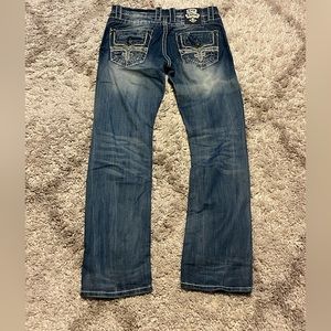 Rock revival adley straight jeans size 31 (measures 33)